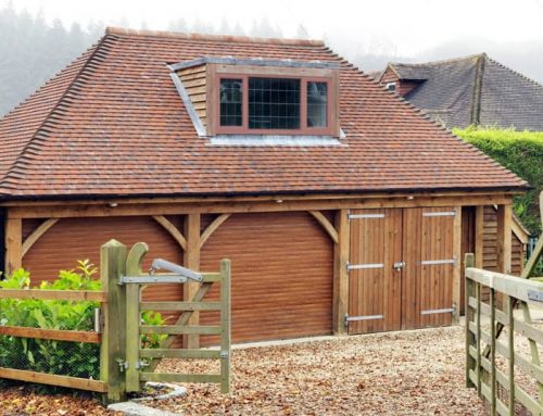 Room Above Garage with Log Store