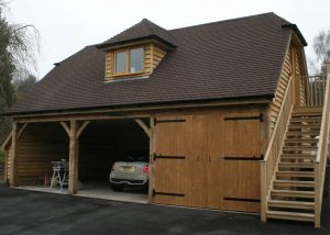 Timber Garage with Workshop