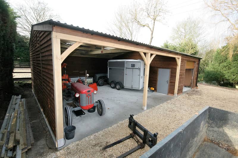 timber-farm-shelter Commercial, Public and Retail timber building